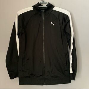 Puma Black and White Track Jacket Youth Size